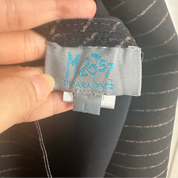 M2057 Maria Pinto Newman Striped Jacket - Picture 3 of 8